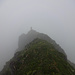 Auf dem Gipfel des Midfell - im Nebel (Foto: K.)