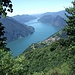 Sasso Rosso : panorama sul Lago di Lugano