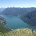 anticima Monte Boglia punto panoramico : Lago di Lugano e Valsolda
