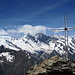 Gipfelkreuz Almagellerhorn (3327 m)