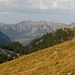 Unsere Freitagsrunde: Mörzelspitze (1830m), Leuenkopf (1830m), Guntenspitze (1811m), Hangspitze (1729m) (von links nach rechts)