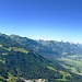 Panorama beim Aufstieg zur Jägerhütte.