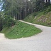 Der neue Fahrweg zur Roten Stein Alpe