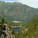 Blick von der Campliccio-Staumauer auf den Lago di Antrona