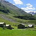 Alp de Rog, hinten Curciusagletscher