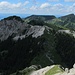 Der Vorderscheinberg ist der nächste Gipfel; unten das Lösertaljoch