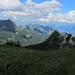 Gipfelblick vom Vorderscheinberg zu Gr. Klammspitze und zum Hasentalkopf, dem nächsten Ziel