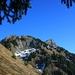 unterwegs zur Gehrenspitze, hinten die Schneidspitze