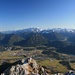 Blick von der Gehrenspitze über das Lechtal hinweg Richtung Zugspitze