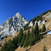 im Abstieg zum Hochjoch, die <a href="http://www.hikr.org/tour/post14735.html"><strong>Köllenspitze</strong></a> immer als Blickfang