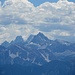 Markante Berggestalten in den Dolomiten (aufgenommen auf der Sonnklarhütte am Speikboden)
