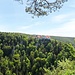 Blick vom Bandfelsen zur Burg Wildenstein.