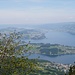 In der Nähe der Tellenfadlücke Blick auf Horw, Luzern und Umgebung