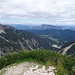 Blick vom Gipfel nach Norden zur Villacher Alpe