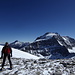 Gipfelfoto Ciarforon (3642 m),<br />Im Hintergrund der Gran Paradiso