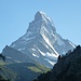 ein letzter Blick aufs "Horu" von Zermatt aus