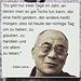 <b>Ci sono solo due giorni all'anno in cui non puoi fare niente: uno si chiama ieri, l'altro si chiama domani, perciò oggi è il giorno giusto per amare, credere, fare e, principalmente, vivere.<br />Dalai Lama.</b><br />
