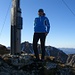 Ich am Gipfel der Rohnenspitze (Foto: W. Drechsel)