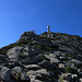 Aufstieg über die Platten zum Gipfel des Monte Capanne / Salita attraverso le placche alla cima del Monte Capanne