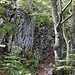 Die erste bona fide Kletterstelle. Alles etwas feucht, noch.