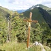 Gipfel der Wilden Fräulein, sehr antiquiertes Gipfelkreuz