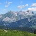 Blick zum Alpstein hinüber, wo sich heute etwas mehr Wolken hielten...