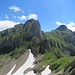 Aussicht aus dem Gleis auf den Sichli und den Isisizer Rosswis