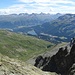 Blick von der Fuorcla Albana nach St. Moritz