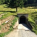 Am Eingang zum Tunnel