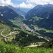 Auf der Rückfahrt. Wunderbarer Blick vom Gotthard !
