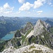 Gipfelpanorama 1: Haldensee, rote Flüh, Gimpel 