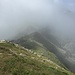 Dalla cima del Ritzberg, la tranquilla discesa verso il Passo di Cramec