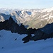 Morgenstimmung rund um den Oberalpstock; kurz vor dem Einstieg in den Klettersteig (Fixketten) der Porta da Gliems
