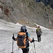 nun sind es nur noch wenige Meter auf dem Gletscher bis zur letzten Kletterstelle, welche uns hoch zur ersten SAC-Hütte, der Grünhornhütte führt