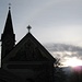 Startpunkt der heutigen Bergtour: die malerische Kirche von Reith ...