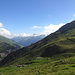 Start zu einem idealen Wandertag bei der Alp Guraletsch im Valsertal