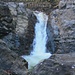 Wasserfall in der Schlucht hinauf zum Chessiloch.