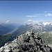 Gipfelaussicht Klein Furkahorn - Sicht ins Goms