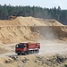 Sandgrube, Tatra-Revier, das feine Material wird als Bausand genutzt