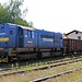 Privatbahndiesel: Skanska-Lok der Reihe 740 (Baufirma des Bahnhofsumbaus)