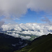 Eigentlich kündigt sich gutes Wetter an... Wolken im Val Lumnezia