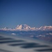 Hohe Berge, gesehen auf dem Flug von Chengdu nach Lhasa.