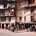 Häuserzeile in Kathmandu.