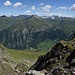 Satteltilücke mit Tiefblick ins Valsertal, wir sind auf dem Rückweg