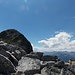 Der Gipfelaufbau der Hohen Aifnerspitze - das hier sichtbare Kreuz steht auf dem Wennser Gipfel (NO-Gipfel)
