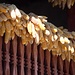 Getrockneter Mais an einem Bauernhaus beim Aufstieg.