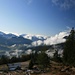 Blick über die Steiner Hochalm in die Kitzbüheler Alpen