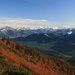Blick zu den Kitzbüheler Alpen und den Hohen Tauern