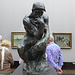 Nationalgalerie: Auguste Rodin, der Denker. Ist aber nicht das Original.