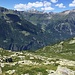 In discesa verso l'Alpe Groppo